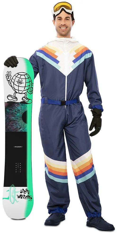 Disfraz de Esquiador Snowboarder para Hombre Deportes y Animadoras EuroCarnavales